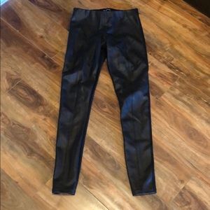 Faux leather leggings